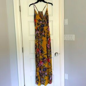 Free People floral maxi dress